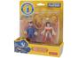 Boneco Imaginext - DC Super Friends Superman e - Mulher Maravilha com Acessórios 19cm Fisher-Price