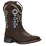 Bota Country Texana Feminina Bordada Rodeio em Couro Capelli