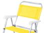 Cadeira de Praia de Aumínio Amarela Mor - Master