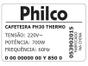 Cafeteira Elétrica Philco PH30 Thermo 30 Xícaras - Aço