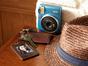 Câmera Instantânea Fujifilm Instax Mini 70 - Azul Flash Automático