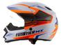 Capacete Frontier Air Mixs Branco e Laranja