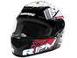 Capacete Gladiator RPM Mixs Preto e Vermelho - Tam. 58