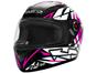 Capacete MS Fokker Paint Mixs Rosa Tam 56