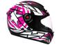 Capacete MS Fokker Paint Mixs Rosa Tam 56