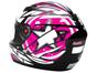 Capacete MS Fokker Paint Mixs Rosa Tam 56