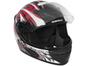 Capacete MX Cobra Plus Mixs Preto e Vermelho Tamanho 58