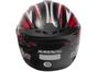 Capacete MX Cobra Plus Mixs Preto e Vermelho Tamanho 58