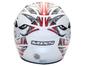 Capacete MX Fokker Jokker Mixs Branco e Vermelho - Tam. 60