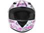 Capacete MX Fokker Racing Girls Mixs Branco e Rosa - Tam. 58