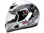 Capacete MX5 Bee White Mixs Branco - Tam. 58