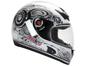 Capacete MX5 Bee White Mixs Branco - Tam. 60