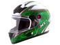 Capacete MX5 Blade Mixs Branco e Verde Tam. 60