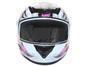 Capacete MX5 Branco e Rosa Mixs - Tam. 58