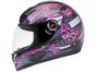 Capacete MX5 Femme Mixs Preto e Rosa - Tam. 56