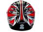 Capacete MX5 Ghost Mixs Preto e Vermelho - Tam. 58