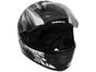 Capacete MX5 Ghost Mixs Preto e Vermelho Tamanho 58