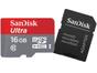 Cartão de Memória 16GB Micro SDHC Classe 10 - com Adaptador SanDisk