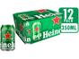 Cerveja Heineken Lager - Pack 24 Latas de 350ml