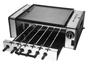Churrasqueira Elétrica Cadence 1200W Inox - 6 Espetos Coletor de Gordura Automatic Grill