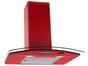Coifa de Parede Nardelli Inox 60cm com Vidro Curvo - 3 Velocidades Slim RED 110V