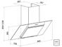 Coifa de Parede Tramontina Inox 90cm 3 Velocidades - New Vetro Wall Flat 94829111