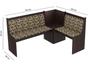 Conjunto de Mesa com 2 Cadeiras 1 Banco de Canto - Estofados Madesa Alemão Berlim