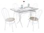 Conjunto de Mesa com 4 Cadeiras Metalmix - Carla