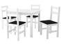 Conjunto de Mesa com 4 Cadeiras Milão - Fritz Móveis