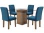 Conjunto de Mesa com 4 Cadeiras Vegas - Movale