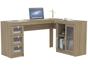 Conjunto Itapevi 2 Portas 3 Gavetas Politorno - com Mesa para Computador/Escrivaninha e Estante