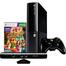 Console Xbox 360 Super Slim 4gb Com Kinect + Jogo Kinect Adventures Sport