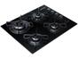 Cooktop 4 Bocas a Gás GLP Brastemp Vidro Temperado - Touch com Timer Preto Ative! BDT62AE