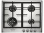 Cooktop 4 Bocas a Gás Natural e GLP Brastemp Inox - Acendimento Automático Gourmand BDK60DR