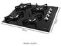 Cooktop 4 Bocas Philco Cook Chef 4 - à Gás GLP Acendimento Automático