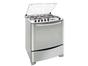 Fogão 5 Bocas Electrolux 76SRX Inox Tripla-Chama - Timer Acendimento Automático