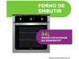 Forno Elétrico de Embutir Consul Grill com Timer - 84L Preto e Prata COB84AR