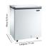 Freezer e Refrigerador Horizontal Esmaltec (Dupla Ação) 1 Tampa 230 Litros EFH250