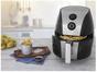 Fritadeira Elétrica Sem Óleo/Air Fryer Britânia - Air Fry BFR02PI Preta e Cinza 3,2L com Timer