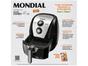 Fritadeira Elétrica Sem Óleo/Air Fryer Mondial - AF-17 Preta 5L com Timer