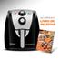 Fritadeira sem Óleo Mondial Air Fryer AF-55i, Grand Family, 5,5 Litros, 1900W, Preto/Inox