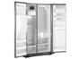 Geladeira/Refrigerador Brastemp Frost Free Inox - Side by Side 560L Dispenser de Água BRS62 CR