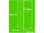 Geladeira/Refrigerador Consul Frost Free Duplex - 386L com Prateleira Dobrável CRM43 NKBNA