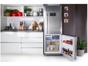 Geladeira/Refrigerador Electrolux Frost Free Inox - Inverse 454L com Gavetão Prateleira Dobrável DB53X