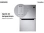 Geladeira/Refrigerador Samsung Frost Free Inverter - Duplex Inox Look 385L PowerVolt Evolution RT38