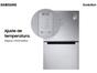 Geladeira/Refrigerador Samsung Frost Free Inverter - Duplex Inox Look 460L PowerVolt Evolution RT46