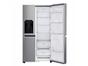 Geladeira/Refrigerador Smart LG Side by Side - Inverter 601L com LG ThinQ GC-L247SLUV Inox