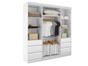 Imagem de Guarda-roupa Casal 4 Portas 6 Gavetas