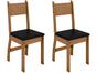 Jogo de Cadeiras para Cozinha Estofada - Poliman Móveis Milano M02070 2 Peças