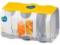 Jogo de Copos Vidro 6 Peças 410ml - Nadir Lights LD
